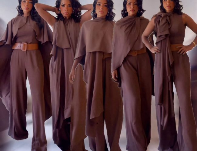 A estilista capixaba Mylla Rodrigues impacta com seus looks no La Moda Experience