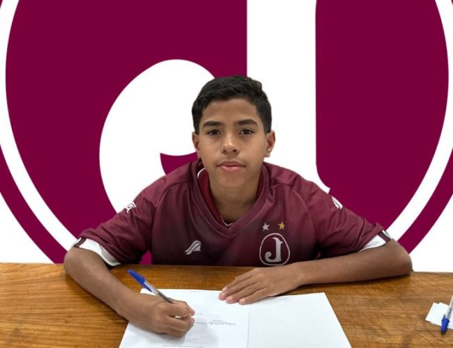 Arthur Sena é o novo reforço do sub-13 do Juventus da capital
