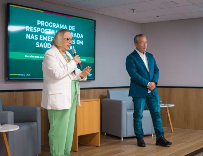 Estado lança programa integrado de atendimento emergencial em saúde mental