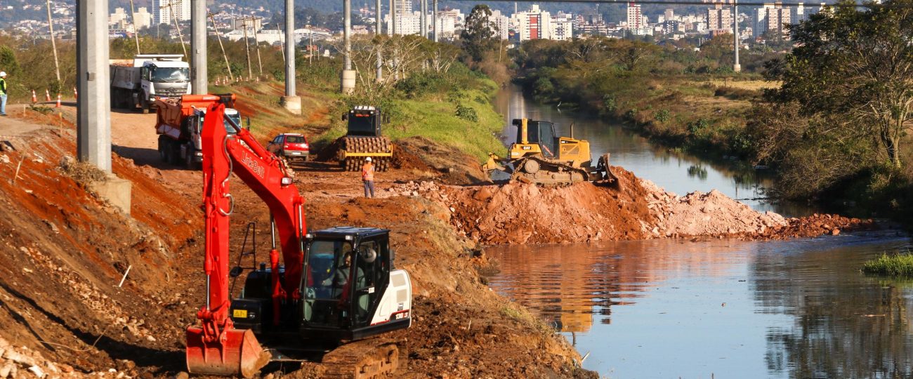 Porto Alegre: Início das obras de contenção de enchentes na Zona Norte pelo Dmae