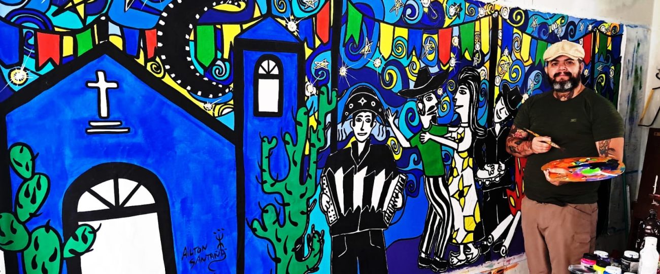 Entre cores e sentimentos, Ailton Santana constrói uma das trajetórias mais marcantes das artes visuais pernambucanas