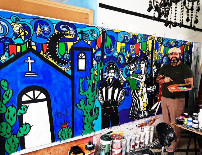 Entre cores e sentimentos, Ailton Santana constrói uma das trajetórias mais marcantes das artes visuais pernambucanas