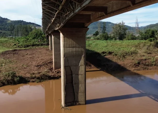 Ponte da ERS-129 entre Encantado e Muçum fecha suas portas por tempo indeterminado