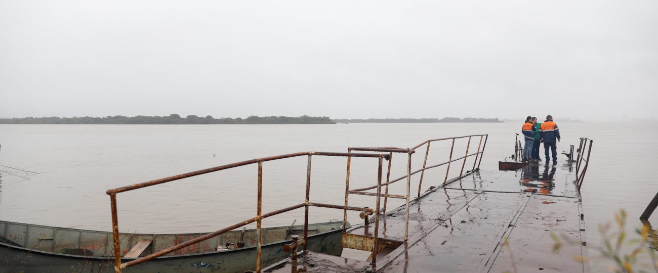 Defesa Civil emite aviso de alto risco de enchentes nas Ilhas de Porto Alegre