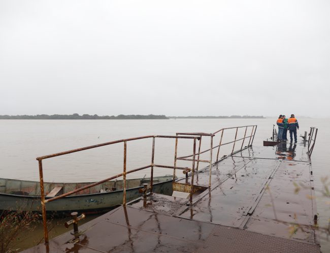 Defesa Civil emite aviso de alto risco de enchentes nas Ilhas de Porto Alegre